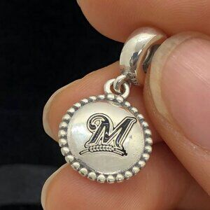 ✨🔥Pandora Milwaukee Brewers Charm Team Charm